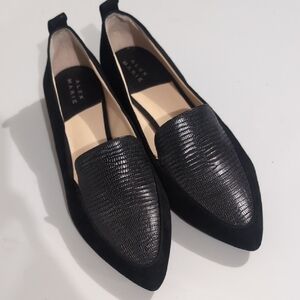 Alex Marie Textured Black Flats